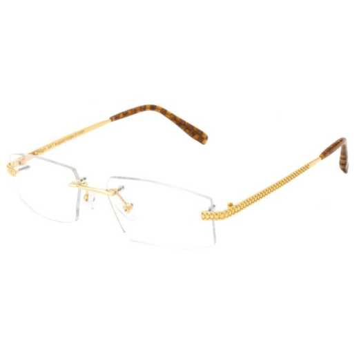 Pure Solid Gold Optical Frames in 18 Carat - NAN254
