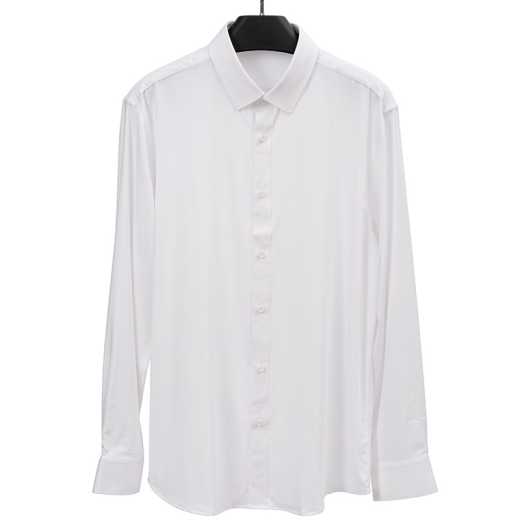RIV TAIN/ Leitang men's long sleeve shirt Bamboo fiber stretch comfortable shirt