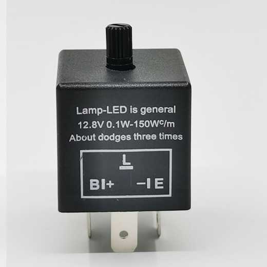 Pin auto flash relay CF13KT tunable for LED steering signal light tunable flash frequency