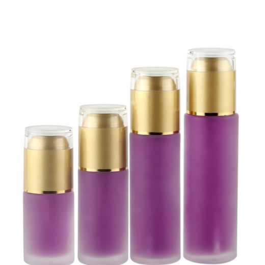 Fashionable Packaging Cosmetic Empty Round Bottle Set