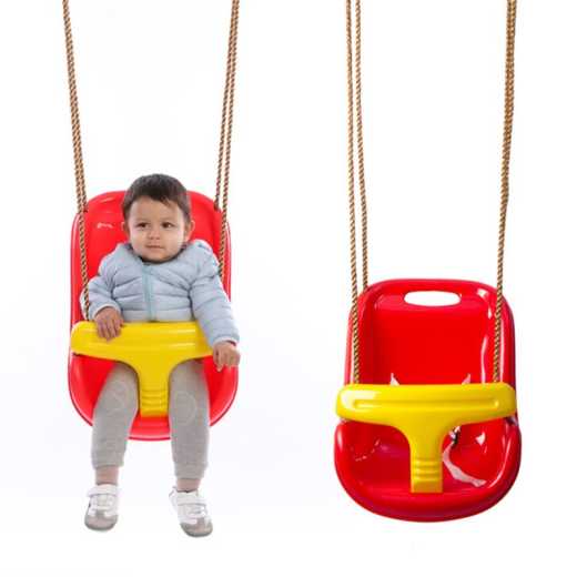 Veryhonor Garden outdoor children's plastic PE swing chairs with rope