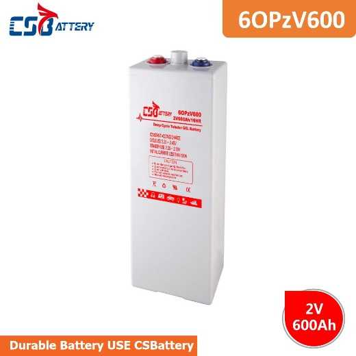 Csbattery 2V600ah Maintenance Free Battery for Data-Center/Freezer/Buggies/Sump&Sewage-Pumps/Vs: Hop