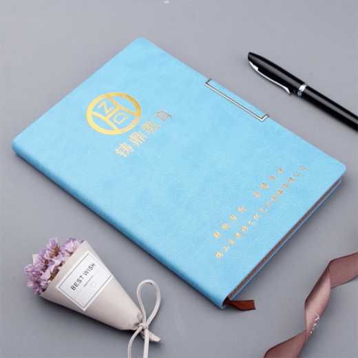 Handerson this notebook customized high-end office 32 open paperback hardcover imitation leather PU record diary enterprise can be customized LOGO a variety of colors