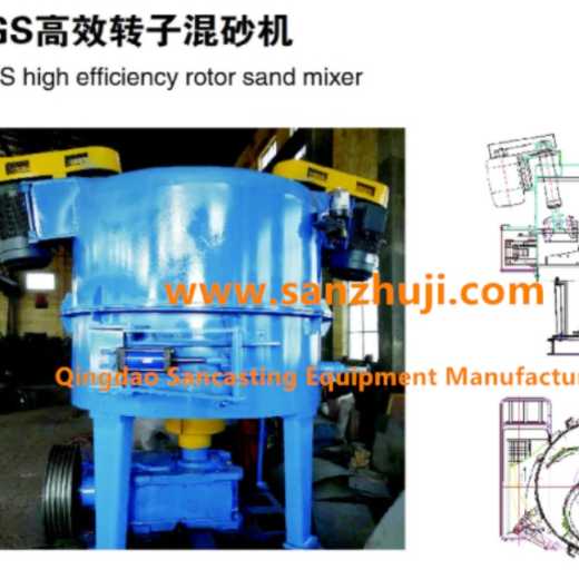 GS high ficliency rotor sand mixer