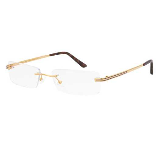 Pure Solid Gold Optical Frames in 18 Carat - ROYBLU