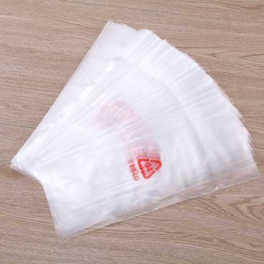 Plastic bags PE flat mouth plastic bags wholesale customized