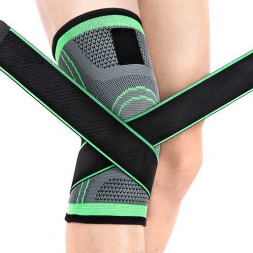 Elastic Knee Pad Support Brace Adjustable Knee Support Protective Safety Knee Sleeve 