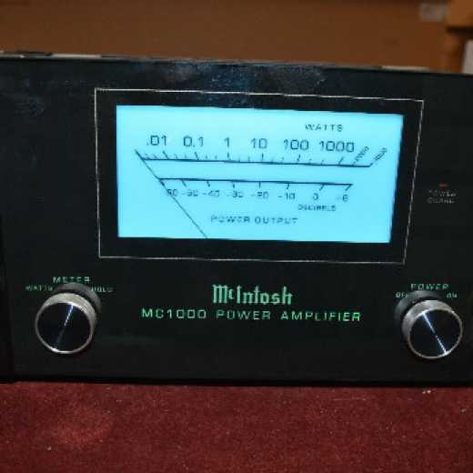 Mcintosh MC1000 Monoblock power amplifier