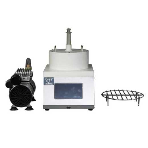 Anti-corrosion vacuum spin coater with heating cover