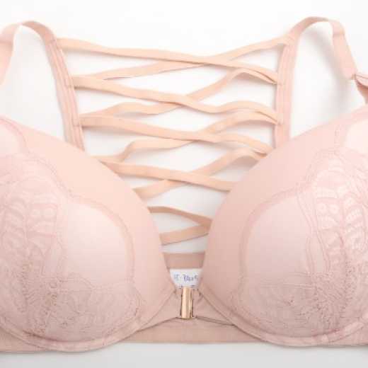 Plus Size Women's Beauty Back Bra Front Closure Underwear Lingerie