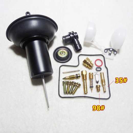 HMhonda VLX400 Steed 400 Motorcycle Keihin NV400CC Carburetor Repair Kit with plunger and float assembly