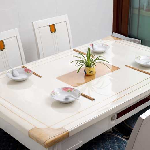 Guanglai Xingyou GLXY frosted soft glass tablecloth simple modern wind tea table. TV cabinet PVC material 1M * 1M can be customized, wholesale