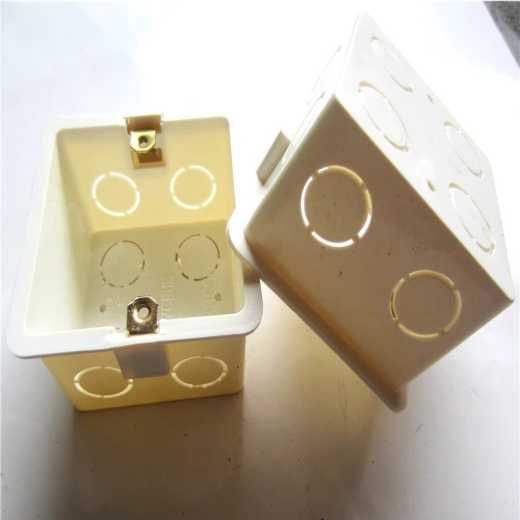 Jiangshan PVC junction box 86HS50 hidden box electrical pipe fittings manufacturers direct sales
