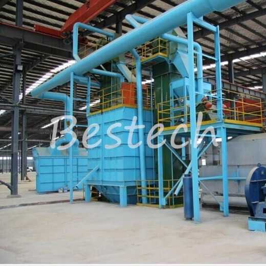 Foundry green sand preparation reclamation production line