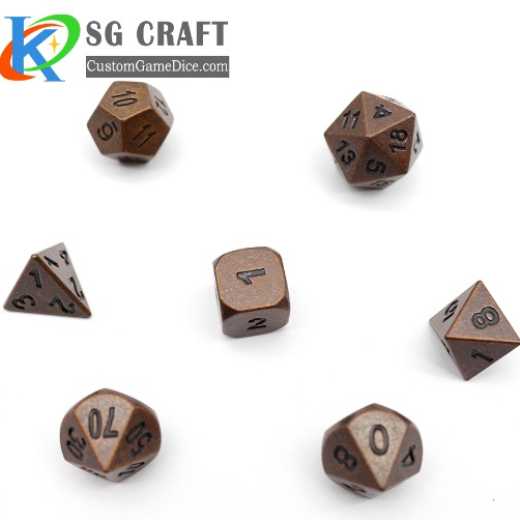 Board game maker - Customized Size durable metal game dice