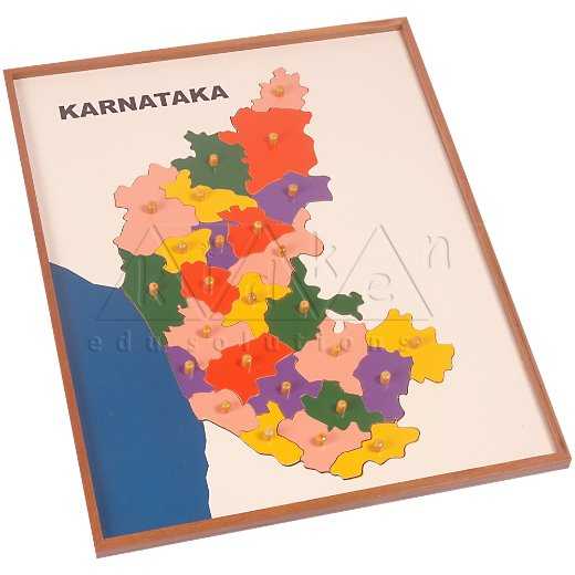 Map Puzzle : Karnataka  G003