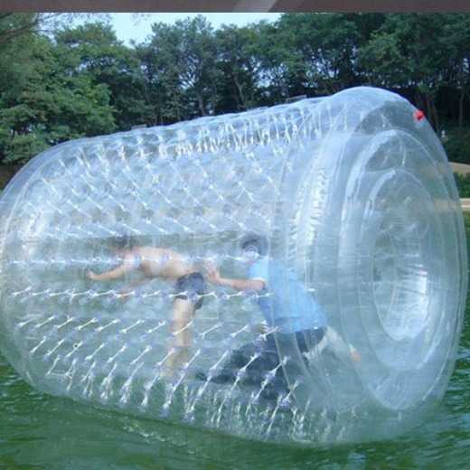 WaterRollers ZorbRamp Water Roller Inflatable Wheel Water Walker Bubble Zorb Rolling Ball