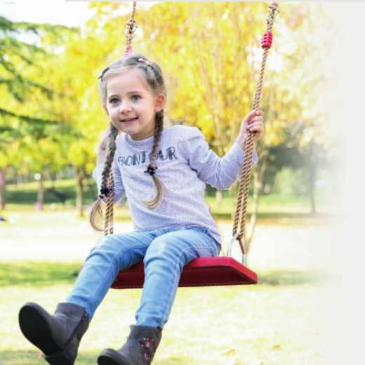 Veryhonor outdoor children's rubber swing seats with PE rope