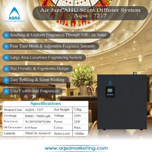 AHU Scent Diffuser System (AQSA – 7217)