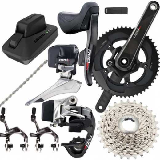 2019 SRAM Red E-Tap Group-set-with Quarq DZero Power meter