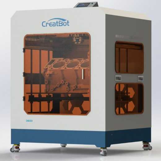 Creatbot D600 Industrial Dual Grade Extruder 3D Printer
