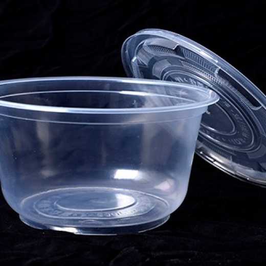 Food packaging cover 120 disposable packaging bowl transparent lid custom circular PP plastic bowl cover microwave oven