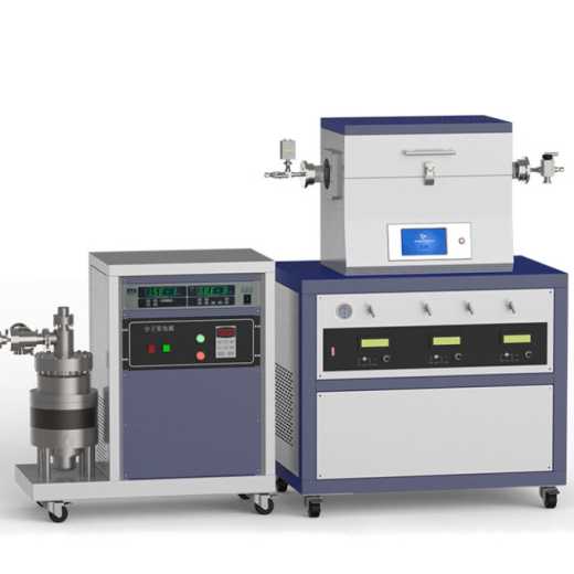 High vacuum 1200℃ single zone CVD tube furnace for preparation of graphene