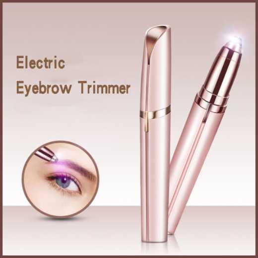 50mAh Electric Eyebrow Trimmer Pen Eyebrow Epilator USB Painless Eye Brow Trimmer for eyebrows remover Women Mini Makeup Tool
