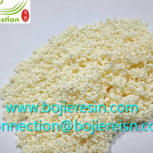 Enzyme carrier resin