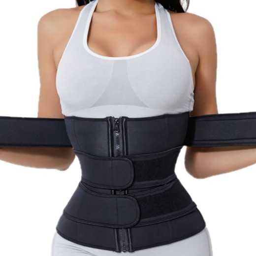  Compression Belt Workout  Slimming Tummy Neoprene Waist Trainer Women With3 Belt
