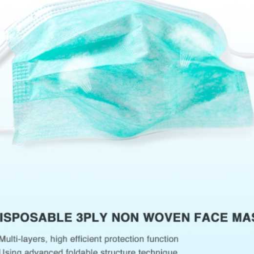 China Top Manufacturer Face Mask 3 Layer 3 Ply 3Ply Disposable Mask 3-Ply With Earloop 