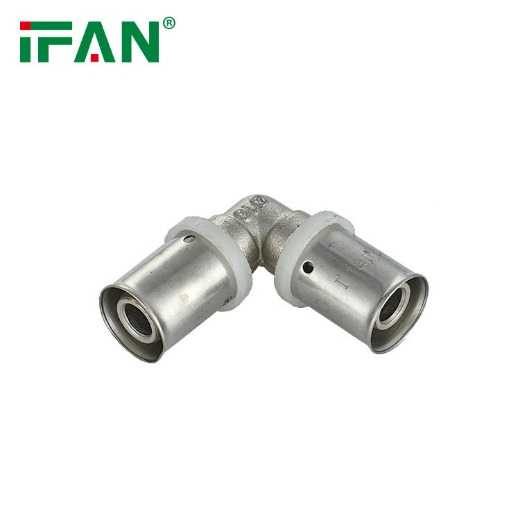IFAN Wholesale 16-32MM PEX Pipe Fitting Brass Plumbing Press Fitting For Floor Heating