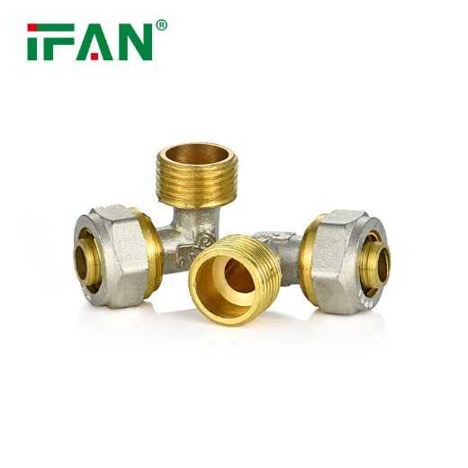 IFAN Manufacture High Pressure Plumbing Pipe Fitting 1/2 Inch 1 Inch PEX Brass Fitting