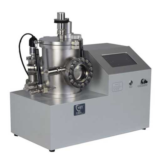 Stainless steel chamber small hi-vacuum magnetron sputtering coater