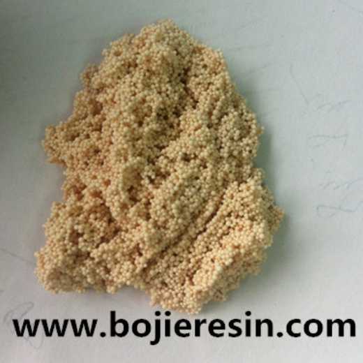 Ion exchange resin for rhenium extraction