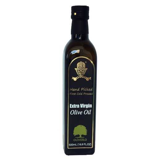Organic Extra Virgin Olive Oil  500ml Marasca Glass Bottle 