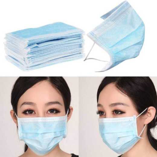 NON-WOVEN PP 3-PLY FACE MASK (EARLOOP) - SAFETYWARE NW503EL