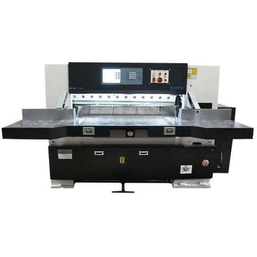 Domestic product printing manufacturer quotation 1300 hydraulic servo program control paper cutter full open heavy automatic paper cutter