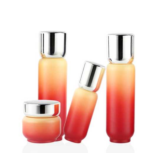 Best Brand 120Ml Lotion Glass Bottle Cosmetic Packaging Set