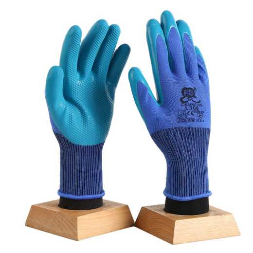 Latex embossed wear-resistant gloves, non-slip, wear-resistant, oil-resistant, labor protection gloves, rubber gloves, working protective gloves