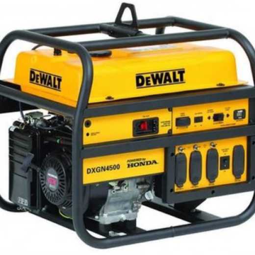 DeWalt DXGN4500 - 4200 Watt Professional Portable Generator w Honda GX Engine