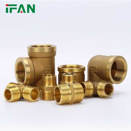 IFAN Wholesale Brass Fitting Plumbing Brass Pipe Fitting Socket Brass Fitting