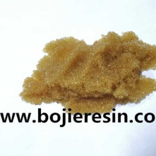 Special resin cobalt extraction