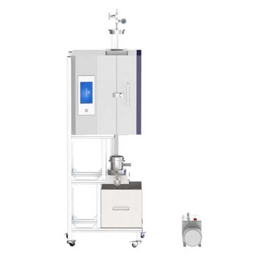 1200℃ Atmosphere Controlled Vertical Quenching Furnace with Liquid Quenching Tank