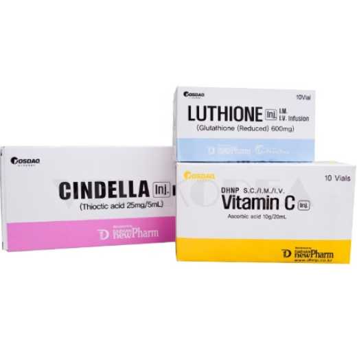 Cindella, Luthione, Vitamin C  Whitening Set