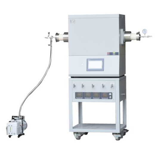 1700°C CVD tube furnace with four-channel gas mixer
