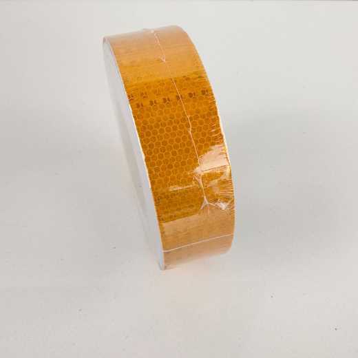 Yellow shiny lattice reflective tape