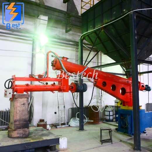 Continuous Mobile Arm Resin Sand Mixer 