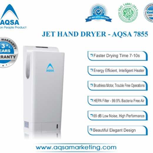 JET Hand Dryer (AQSA – 7855) 