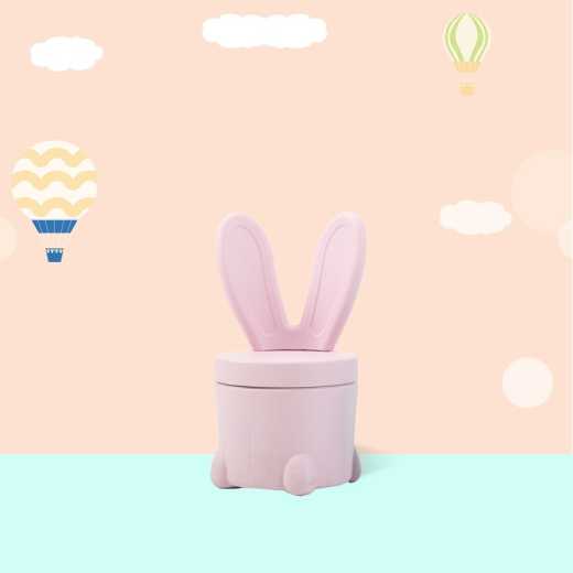 Children's chair storage stool household cartoon rabbit double plastic chair for early education creative multi-functional chair